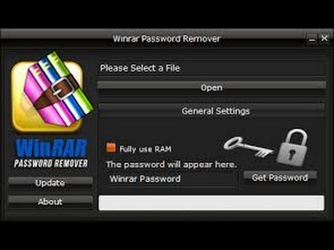 Rar archive password remover